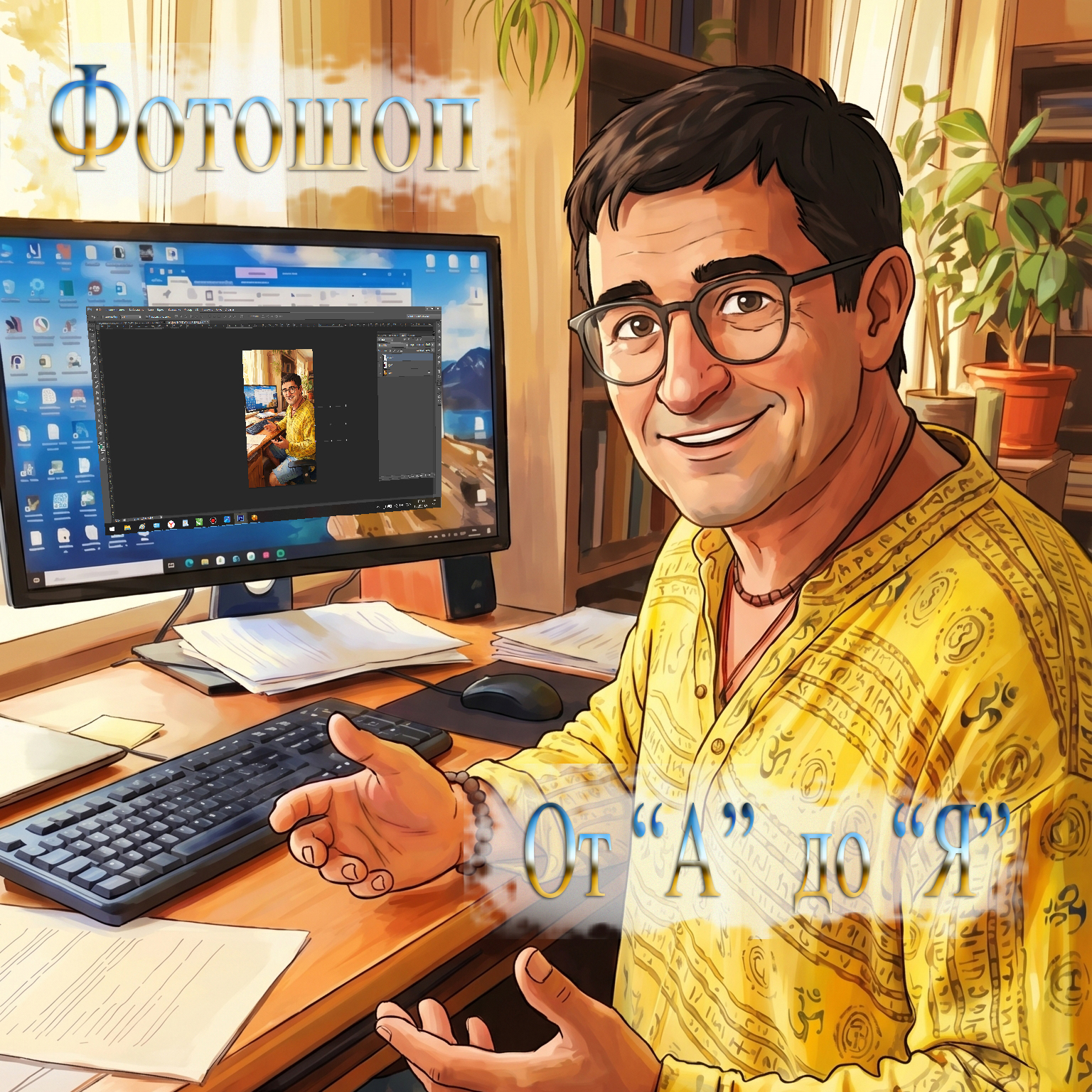 Профессиональное обучение графическому дизайну: Photoshop+ Нейросети и даже CorelDRAW 